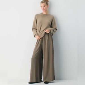 Le Marais Japan Light Sage Green Elephant Wide Leg Flowy Pants L